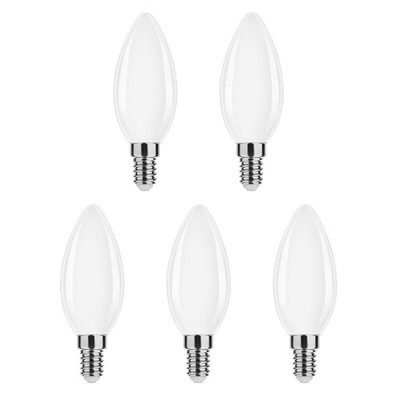 Modee E14 LED Filamentlampe 4W 470lm 4000K Neutralweiß Mattiert 5 Stück