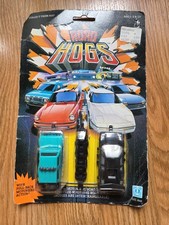 1987 HASBRO ROAD HOGS Cars Pull Back Motorized Action Factory Sealed Lifeguard