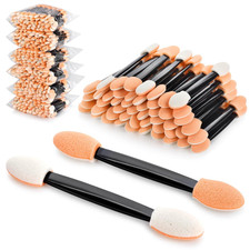 300PCS Disposable Eyeshadow Applicators, Dual Sides Eyeshadow Brushes Applicator