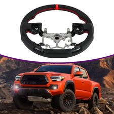 Full Leather Steering Wheel For Toyota Tundra Tacoma 2014-2023 Steering Wheel