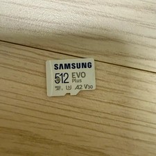 Samsung EVO Plus 512GB SD Card High-Speed Storage