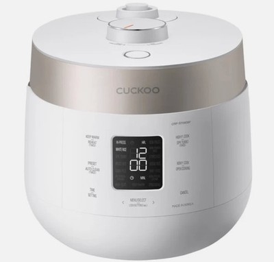 CUCKOO Twin Pressure Electric Rice Cooker 6-Cup CRP-ST0609F