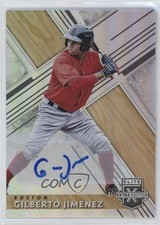 2019 Panini Elite Extra Edition Auto Gilberto Jimenez #163 Auto 10q4