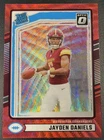 2024 Panini Donruss - Rated Rookie Jayden Daniels #389 Optic Preview Red Wave RC