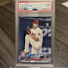 2018 TOPPS #700 SHOHEI OHTANI PITCHING ROOKIE PSA 9