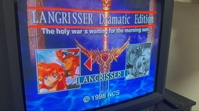 Sega Saturn Langrisser Tribute LANGRISSER TRIBUTE