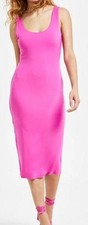 Bar III Women's Sleeveless Midi Bodycon Dress - Pink Adelic - Plus Size 1X