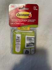 Command Picture Hanging Strips 16 Small Pairs for up to 8 x 10 1.06 per strip