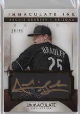 2014 Panini Immaculate Immaculate Ink Gold 18/99 Archie Bradley #60 Auto 1l3