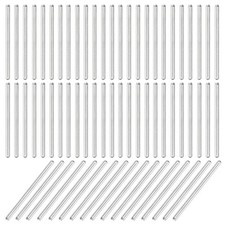 110Pcs Dowel Pin 1mm x 18mm Shelf Support Pin 304 Stainless Steel Shelf Pegs