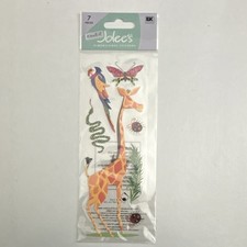 Jolee's Boutique Dimensional Multicolor Animals  Insects Stickers TWJJ002