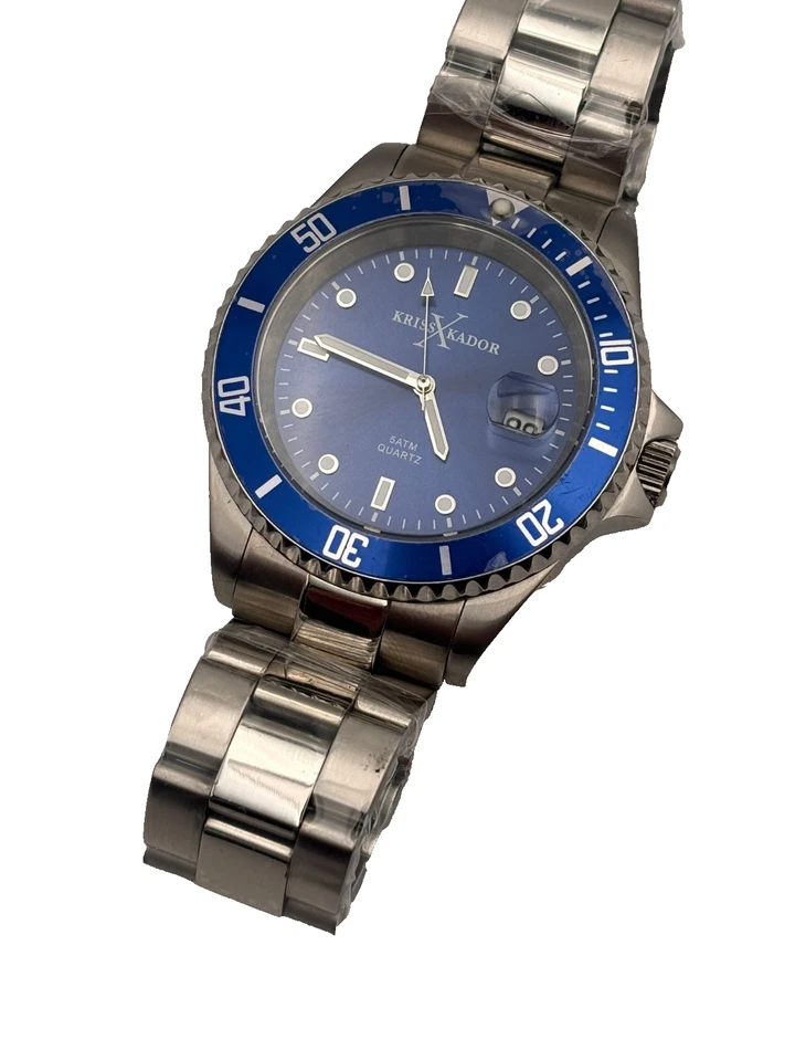 STUPENDO OROLOGIO KRISS KADOR UOMO MARINER DIVER CORONA A VITE - Immagine 2 di 4