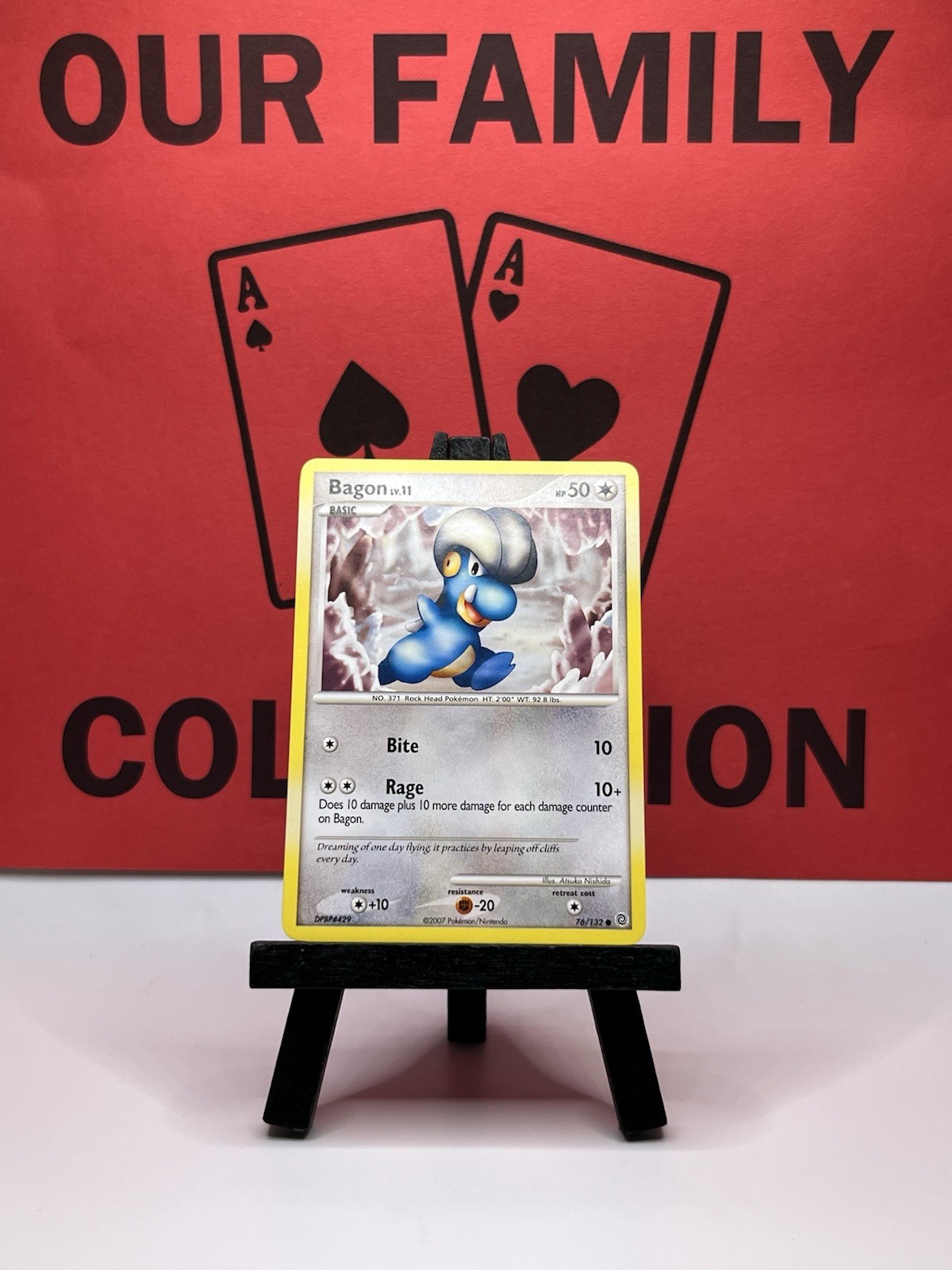 Bagon 76/132 Secret Wonders Regular Common 2007 Pokémon TCG