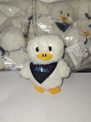 NEW Aflac Baby Duck Plush Keychain Backpack Clip (With sound)