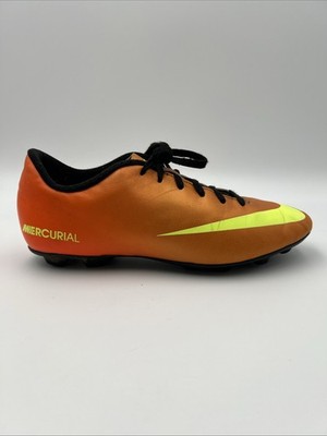 Nike Soccer Shoes Mercurial Vapor 573871-778 Size 6y Sunset