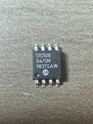 PIC12C508-04/SM Microcontroller IC SOIC-8 Microchip 8-Bit MCU Lot of 69