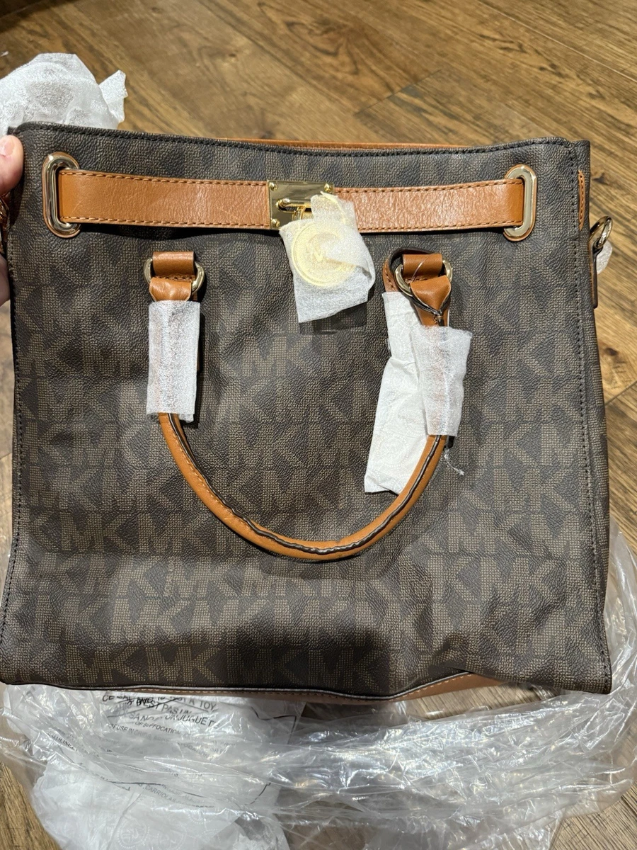 専用 KORS Hamilton MK 2WAY Tote Bag Michael Kors Hamilton Tote Gold Bags & Handbags for Women for sale
