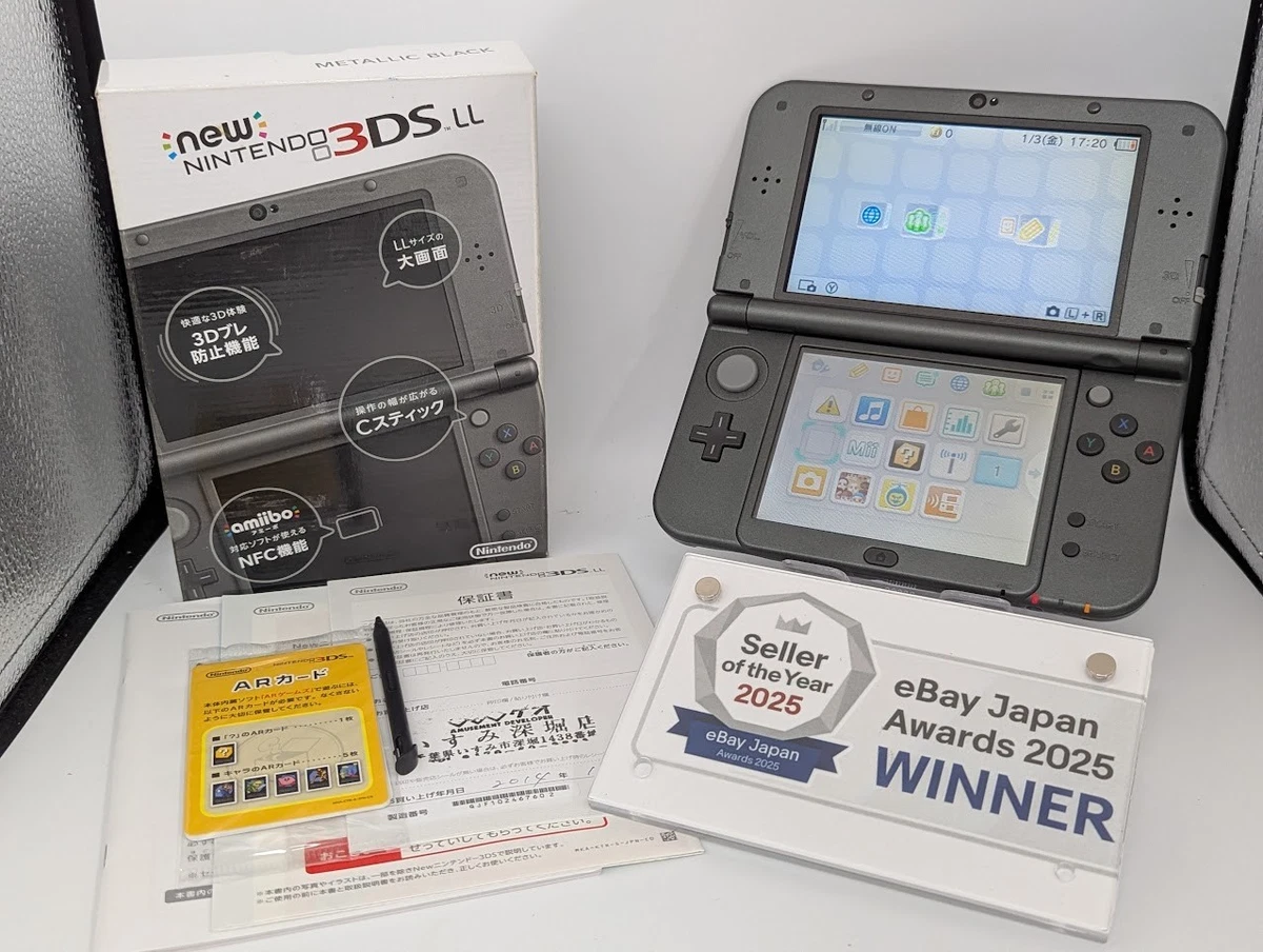 New Nintendo 3DS XL NTSC-J Black Video Game Consoles for sale | eBay