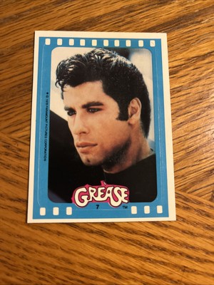 1978 Topps Grease #7 John Travolta as Danny