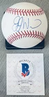 J J WETHERHOLT ROOKIE YEAR BECKETT AUTHENTICATED SIGNED NEW MANFRED BASEBALL