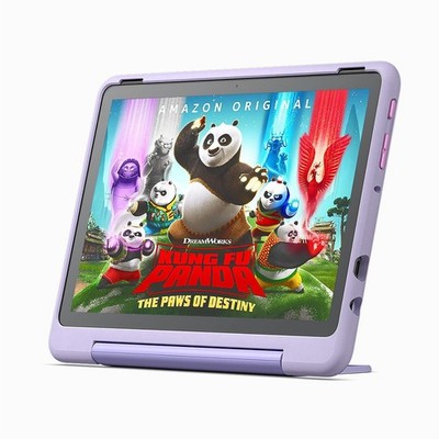 Amazon Fire HD 10 Kids Pro Tablet | 13. Gen. | 32GB | Lila Happy-Day-Design NEU