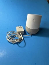 Google Home Smart Speaker with  Assistant,  White/gray with Power Cord