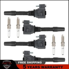 4pcs Ignition Coil Spark Plug For 14-20 Bmw 230i Xdrive 430i Mini Cooper Uf750