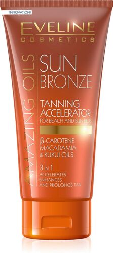 Eveline Amazing Oils Sun Bronze 3in1 Tanning Accelerator Cream 150ml - Picture 1 of 2