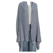 Cashmere | Shawl | 4 Ply| Hand Loomed | Nepal| Herringbone | Silver