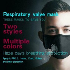 Máscara purificadora de aire filtro de carbono algodón respirador bucal mufla anti neblina niebla