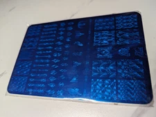 UberChic Beauty Nail Stamp Plate Art Deco Elements Brand New