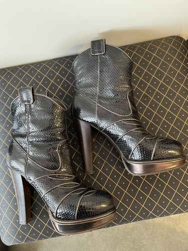 Original Bottega Veneta Damen Stiefel Python Leder Gr.39 - Bild 4 von 6