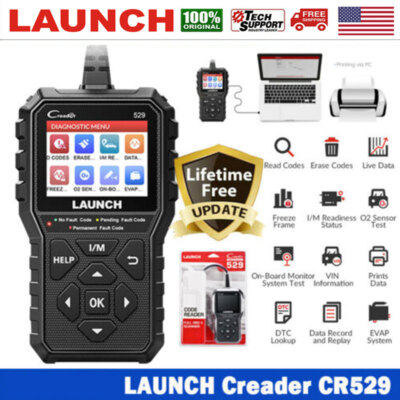 LAUNCH CR529 OBD OBD2 Engine Universal Car Code Reader Scanner Diagnostic Tool
