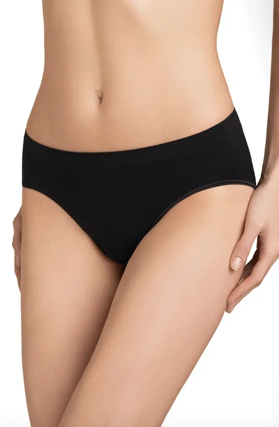 Hanro Womens Black Touch Feeling High Cut Briefs Underwear L143857 Size Small - Image 3 of 3