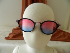 D.FRANKLIN Round Sunglasses Blue  Pink Lenzes UV400