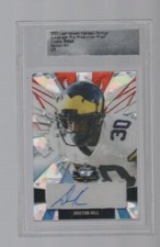 DAXTON HILL 2022 LEAF VALIANT PRE-PRODUCTION PROOF CRYSTAL RW&B AUTO 1/1