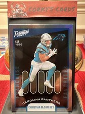 2021 Panini Prestige Football Franchise Favorites #FF-11 Christian McCaffrey