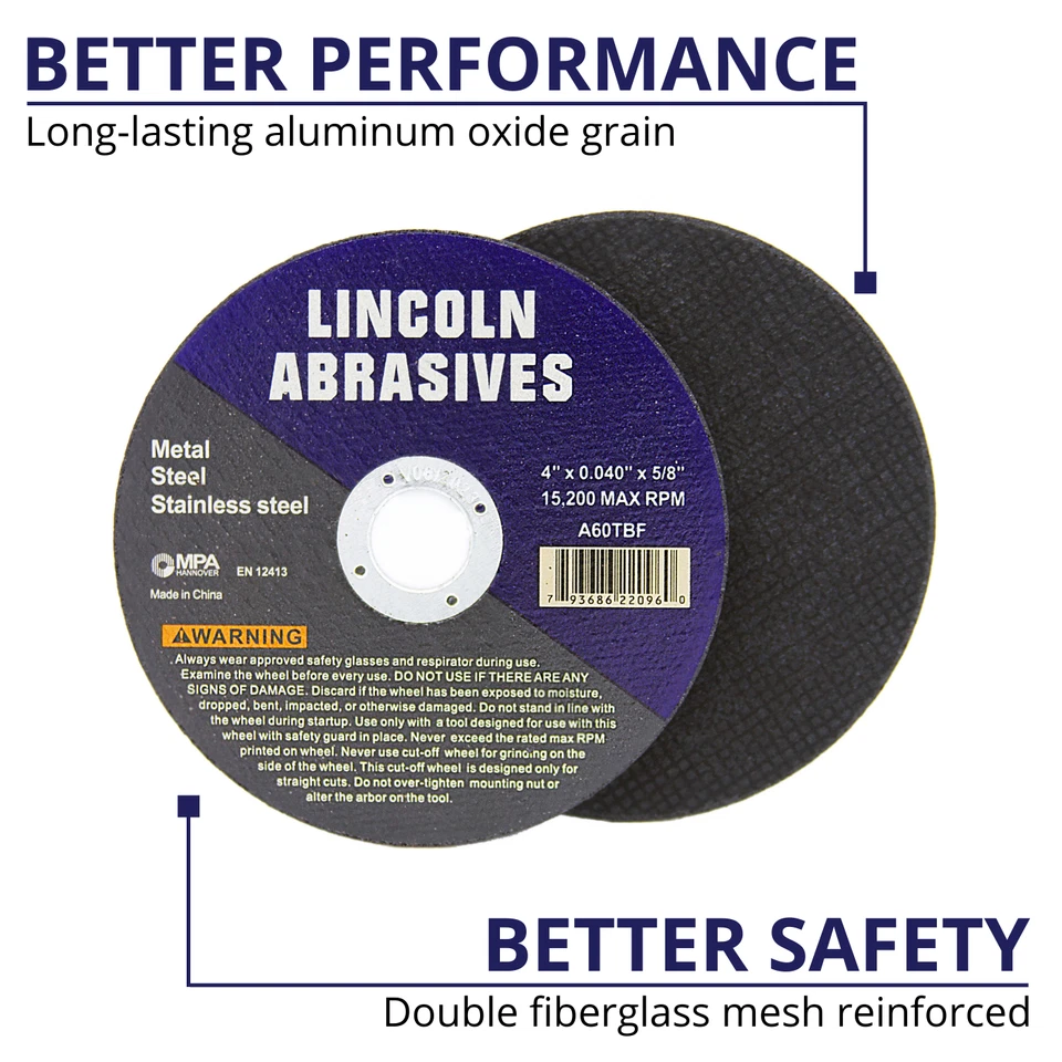 500 Pc 4" x .040" x 5/8" Cut off Wheels Stainless Steel Metal Cutting Discs - Image 4 of 4