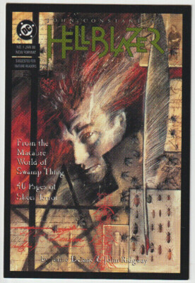   HELLBLAZER #1, DC Comics COMIC-POSTKARTE NEU *Superhelden *Superheroes