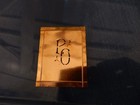 Kupfer dünne steife Folie Schablone Buchstaben PO 1900er Ära Original lll