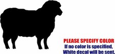 Sheep 2 Graphic Die Cut decal sticker Car Truck Boat Window Bumper Wall 12"