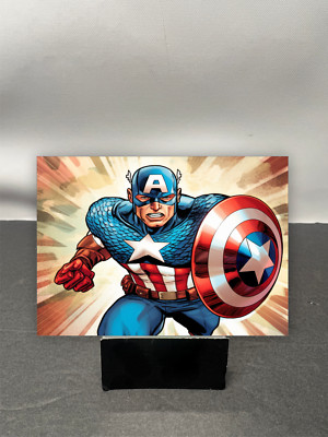 Captain America Marvel Comics Custom Art Trading Card Thick