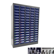 75 Spare Parts Drawers Cabinet Shelving Storage Steel Bins Gathering