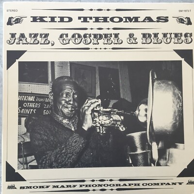 KID THOMAS: Jazz, Gospel & Blues (US Smoky Mary SM 1973-T / Stereo / NM)
