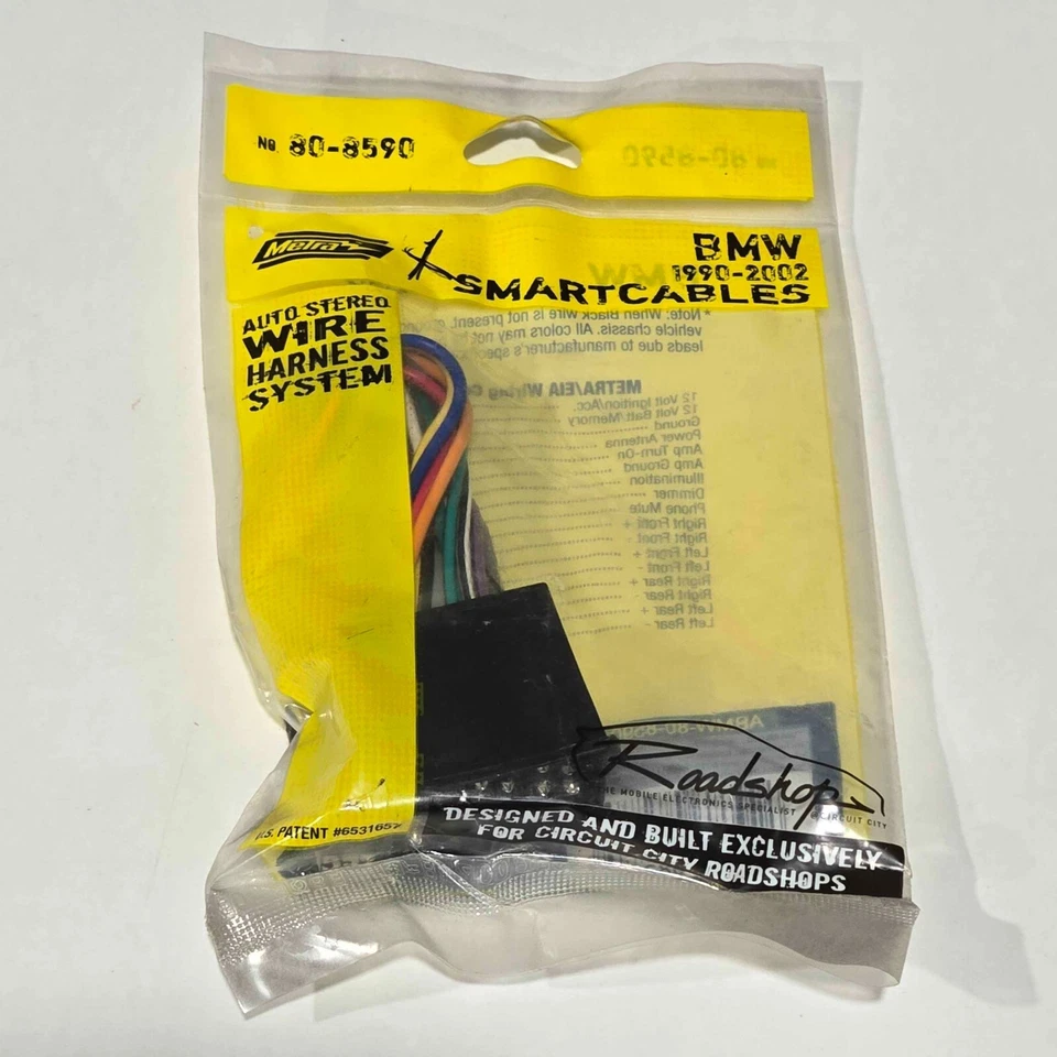 METRA 80-8590 STEREO WIRING HARNESS FOR SELECT 1991-2006 BMW MODELS - Image 3 of 4
