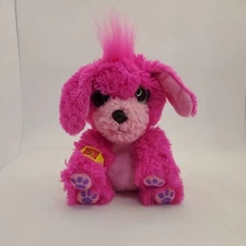 Rare Little Live Scruff-A-Luvs Pink Dog Plush Stuffed Animal 9" Setting