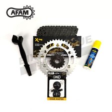AFAM Recommended X-ring Chain and Sprocket Kit for Aprilia 125 Tuono 4T 2017-20