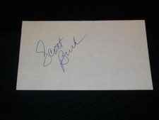 Oaklahoma State Cincinnati Begals Scott Burk Signed Auto Vintage 3x5 Index Card