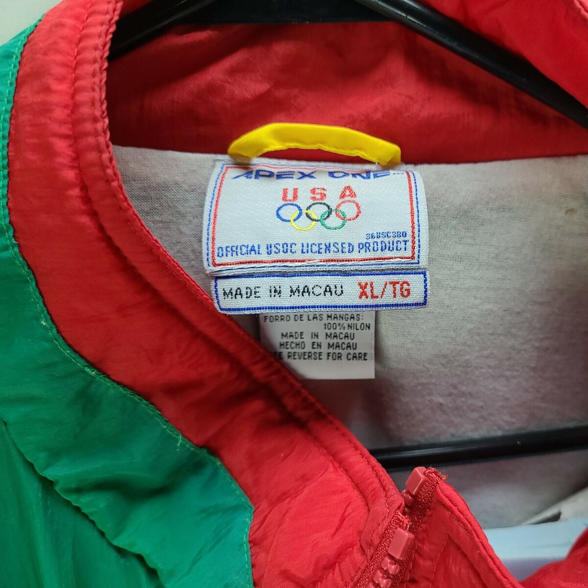 USA United States Oly Team VTG 1996 APEX 1 Colorblock Winter USA United States Oly Team VTG 1996 APEX 1 Colorblock Winter
