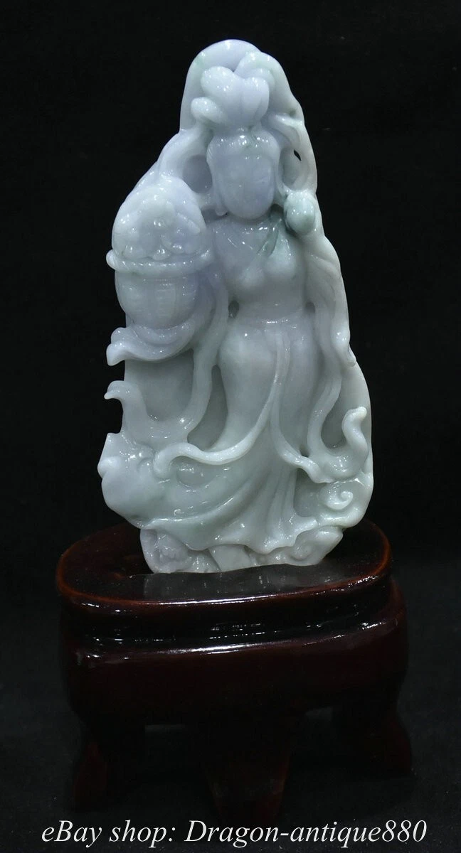 白玉观音在中国风雕像、雕像| eBay